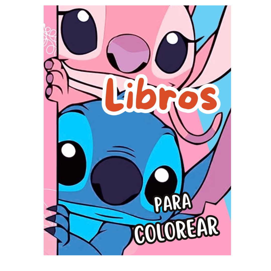 Pack libros Stitch para colorear