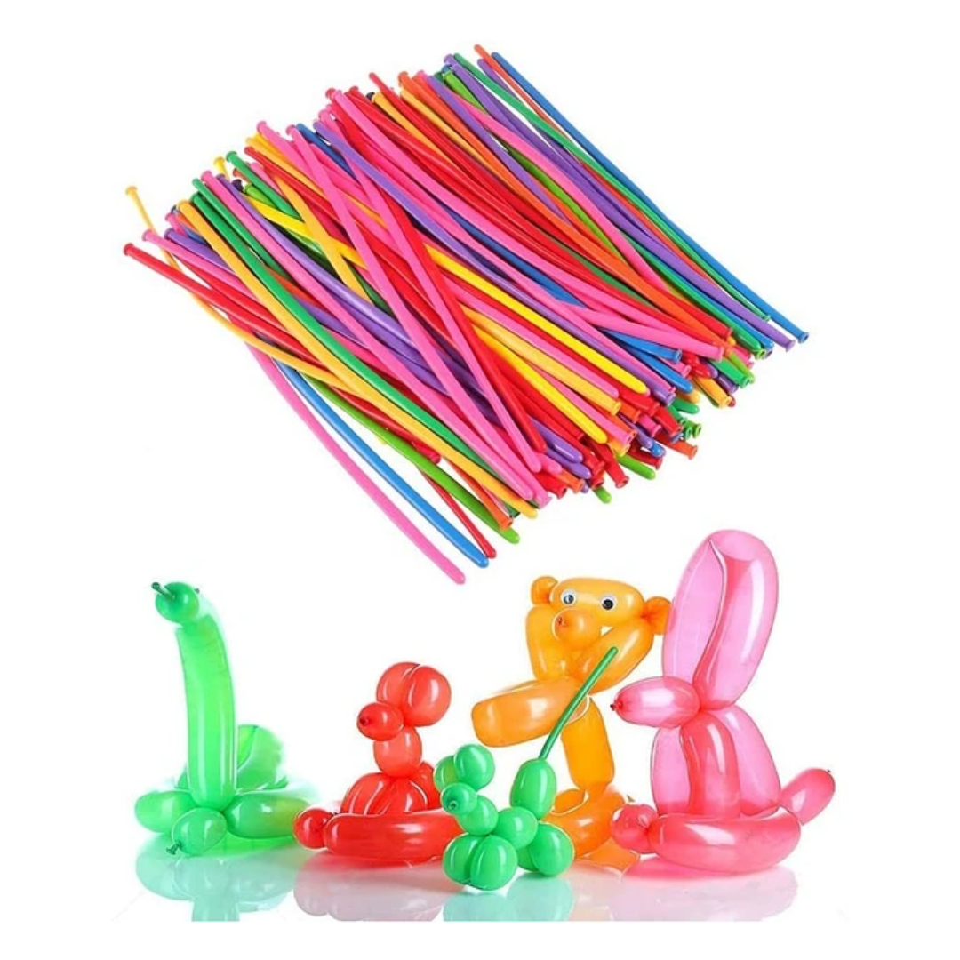 Set globos largos + inflador