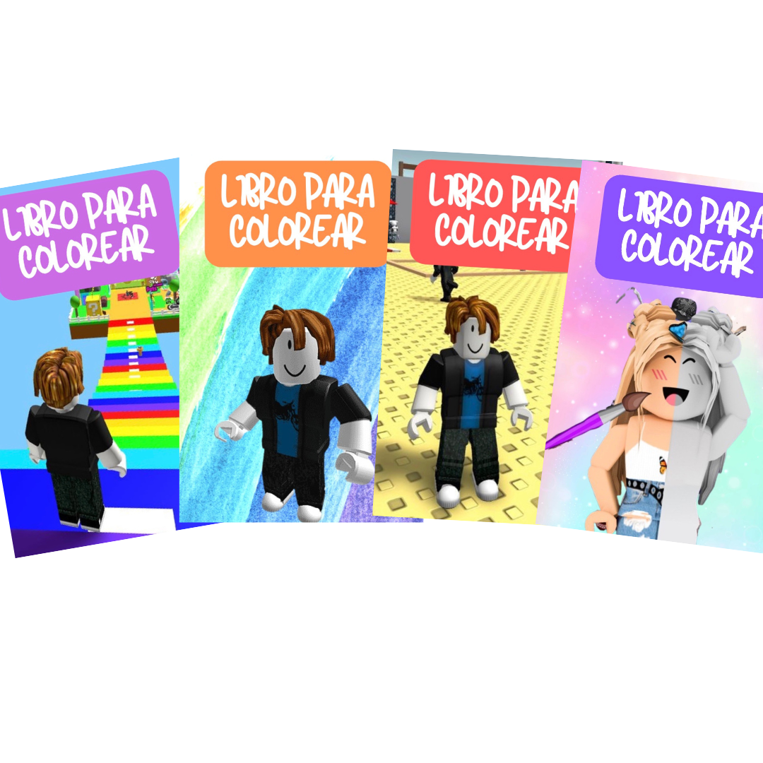 Pack libros roblox para colorear
