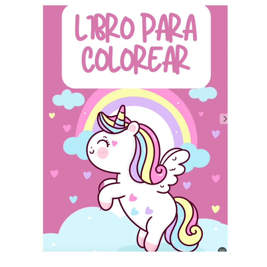 Pack libros Unicornio para colorear