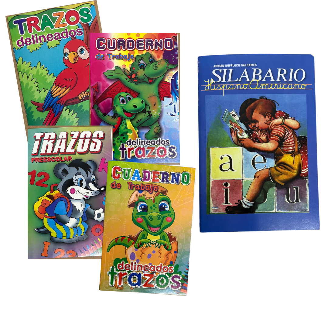 Pack libros trazos y silabario