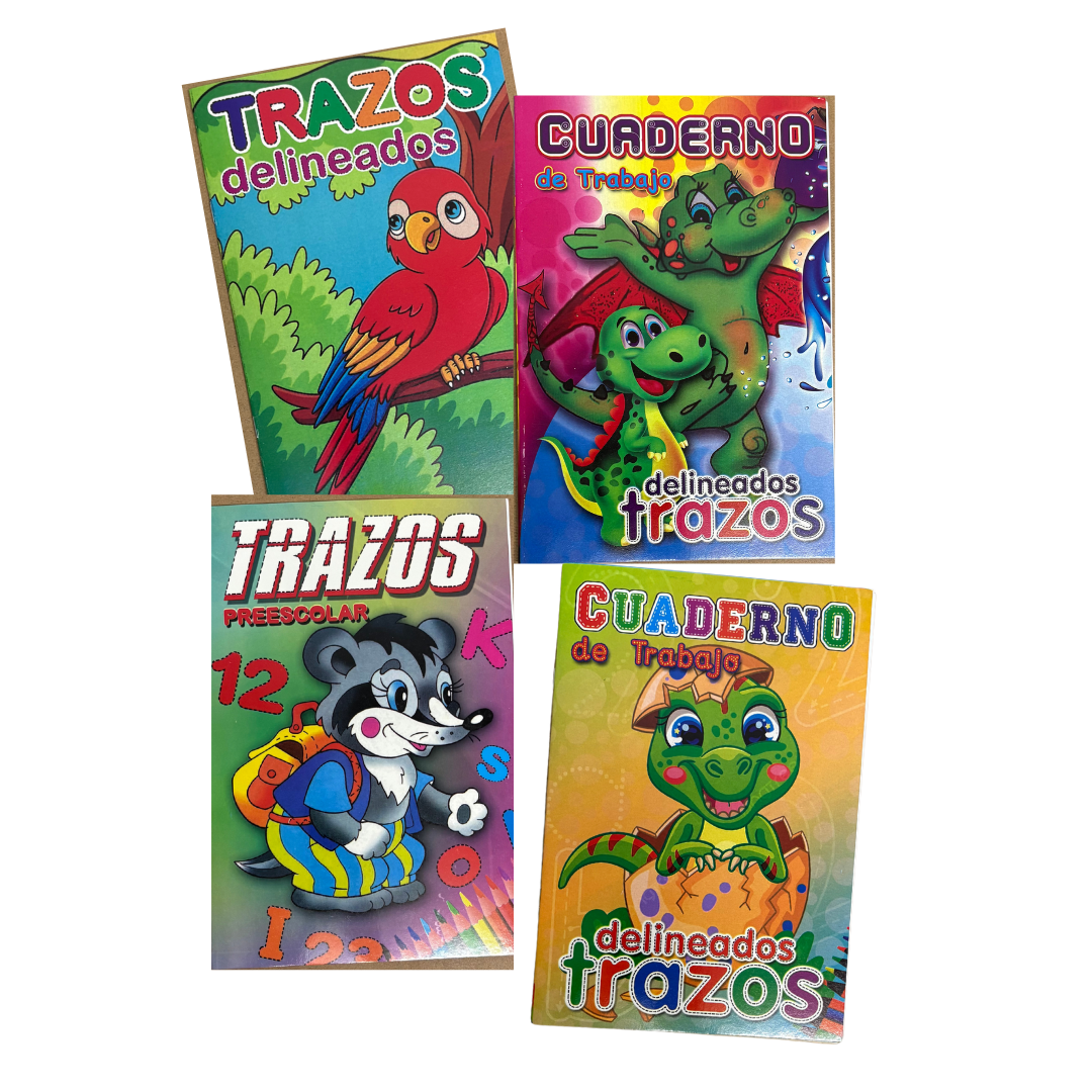 Pack libros trazos y silabario