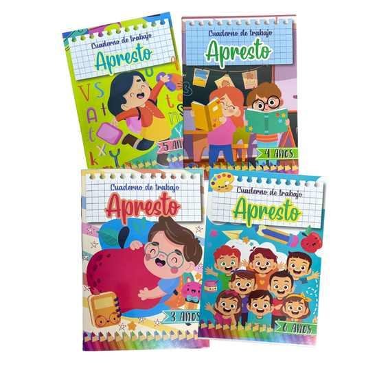 Pack libros de apresto y silabario