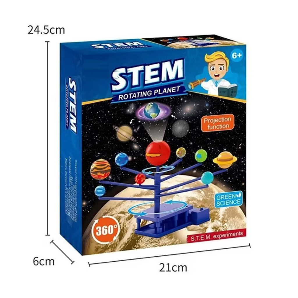 Sistema Solar 3d Giratorio Con Proyector Marca Stem 360°