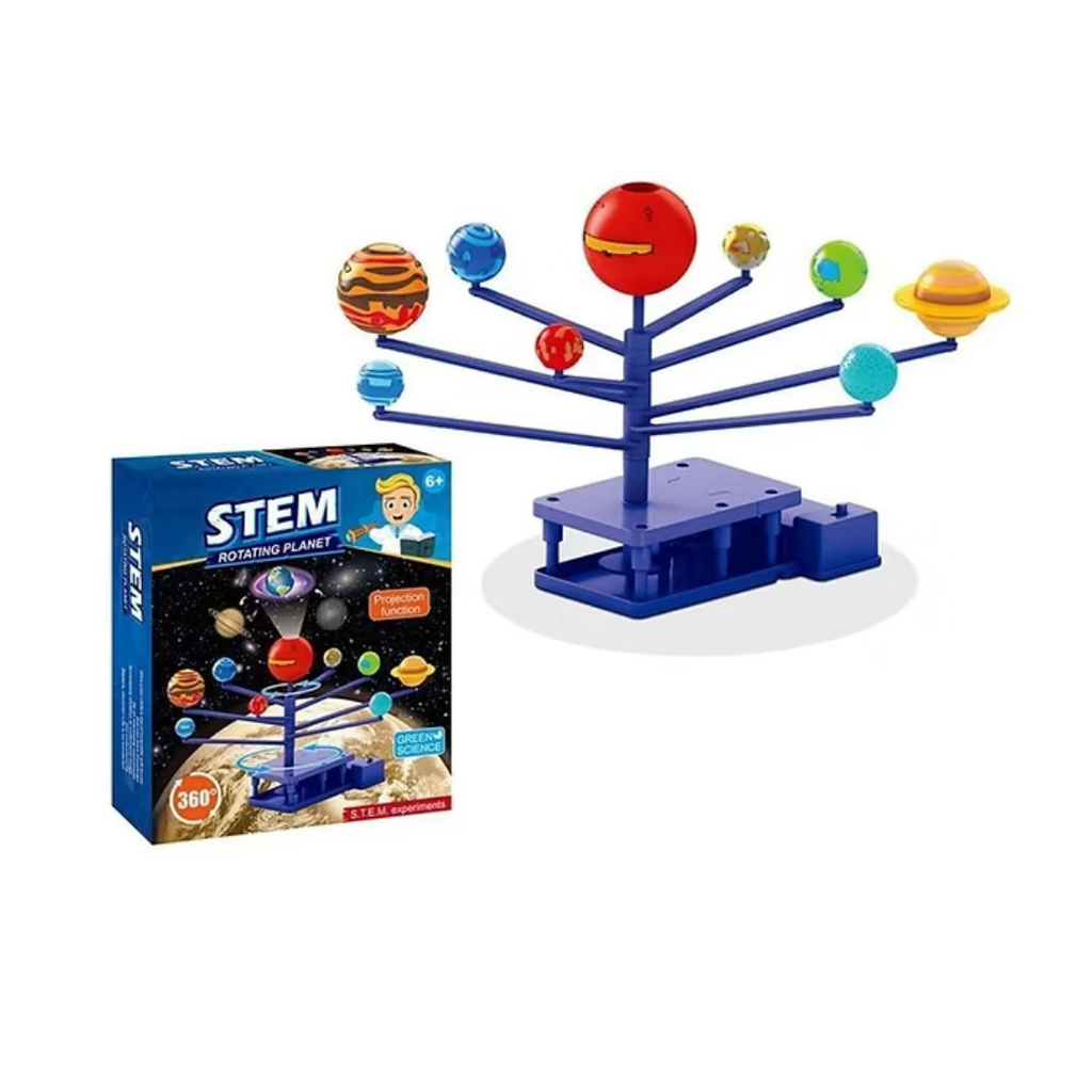 Sistema Solar 3d Giratorio Con Proyector Marca Stem 360°