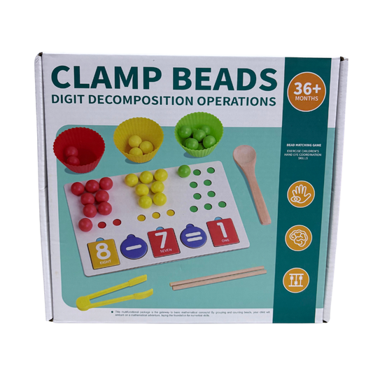 Juego Didáctico De Matemáticas Con Pinzas Y Pelotas