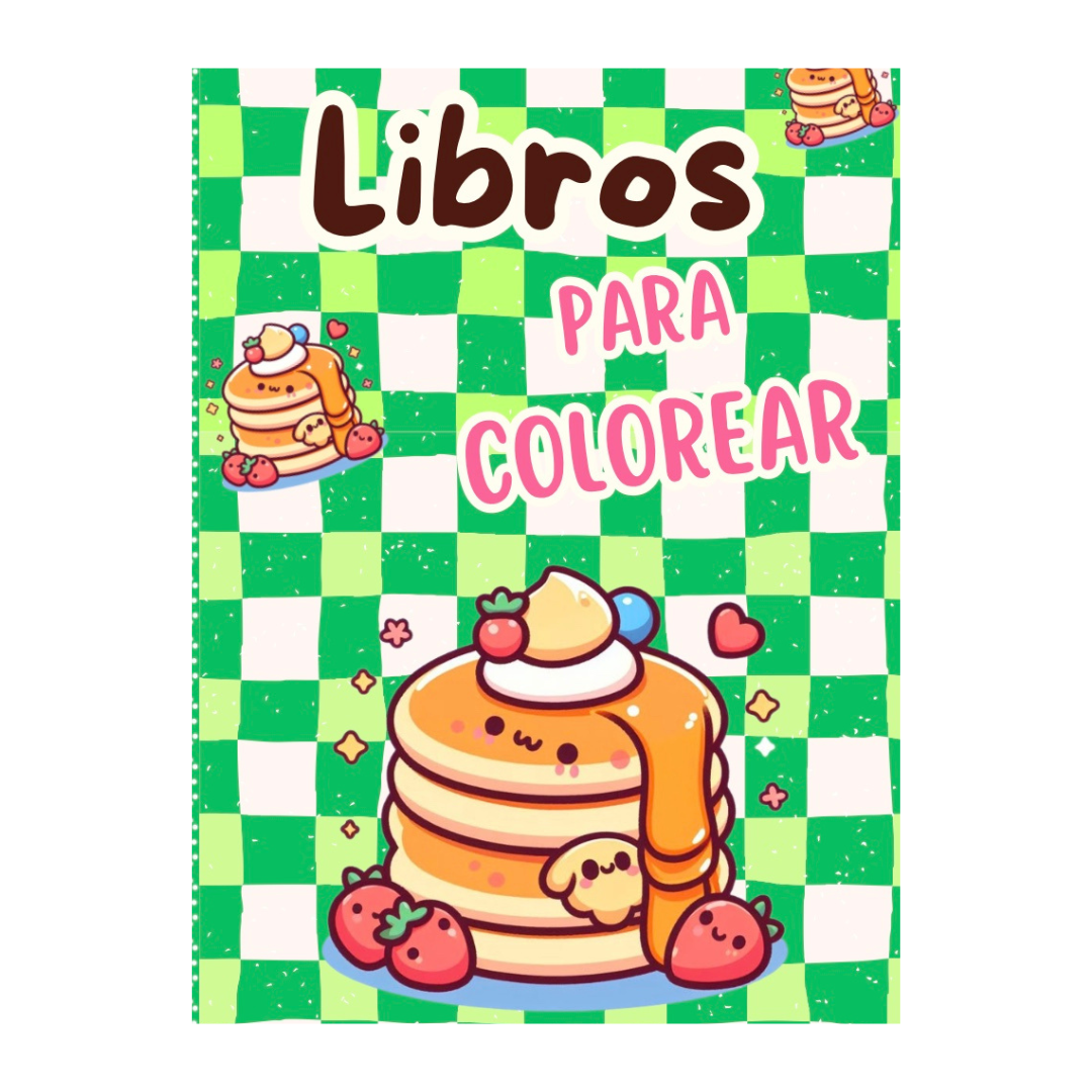 Pack libros Kawaii para colorear