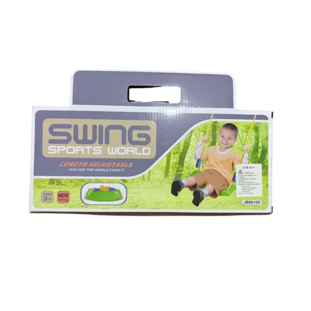 Columpio Ajustable Portátil Para Niños Asiento Giratorio