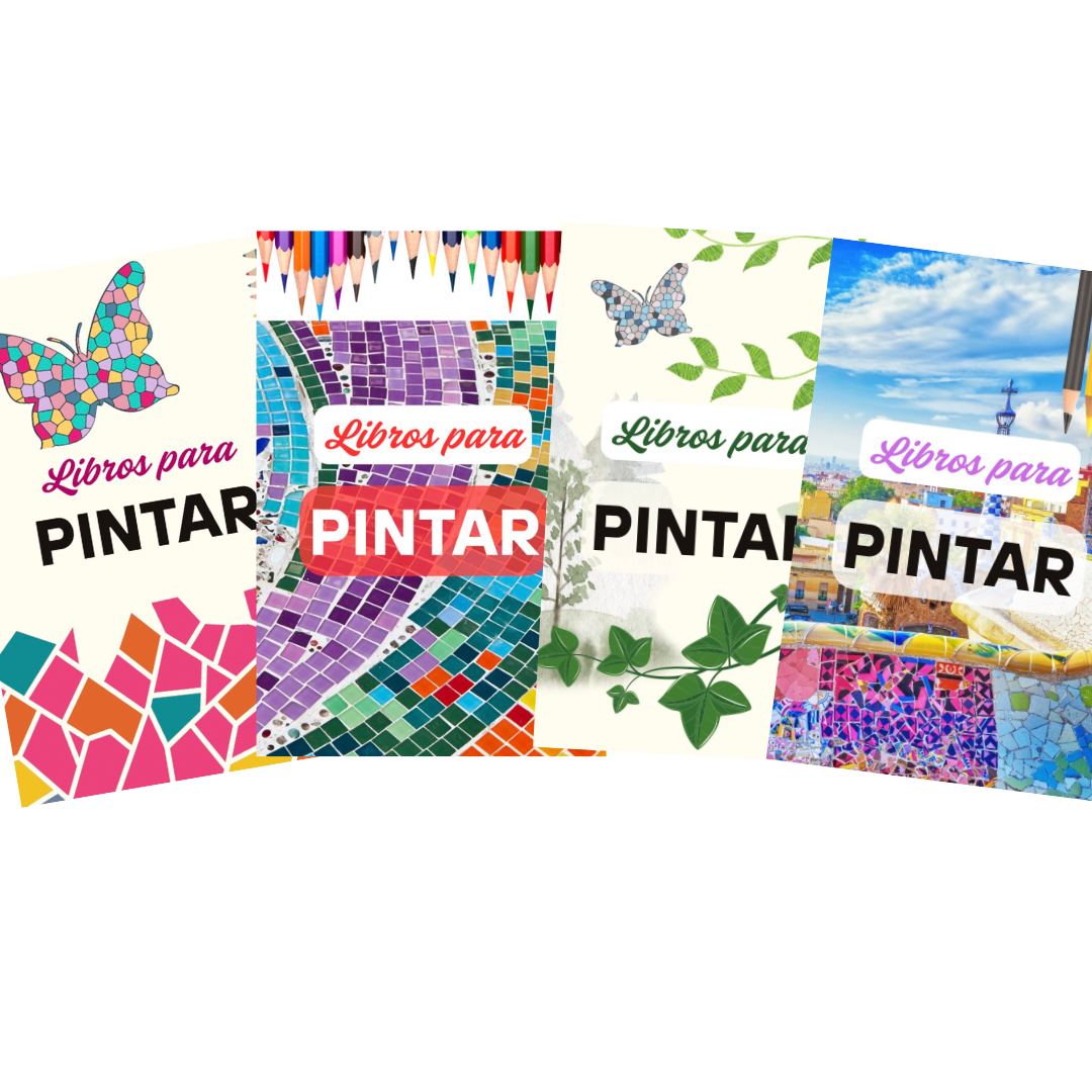 Pack libros Mosaicos para colorear