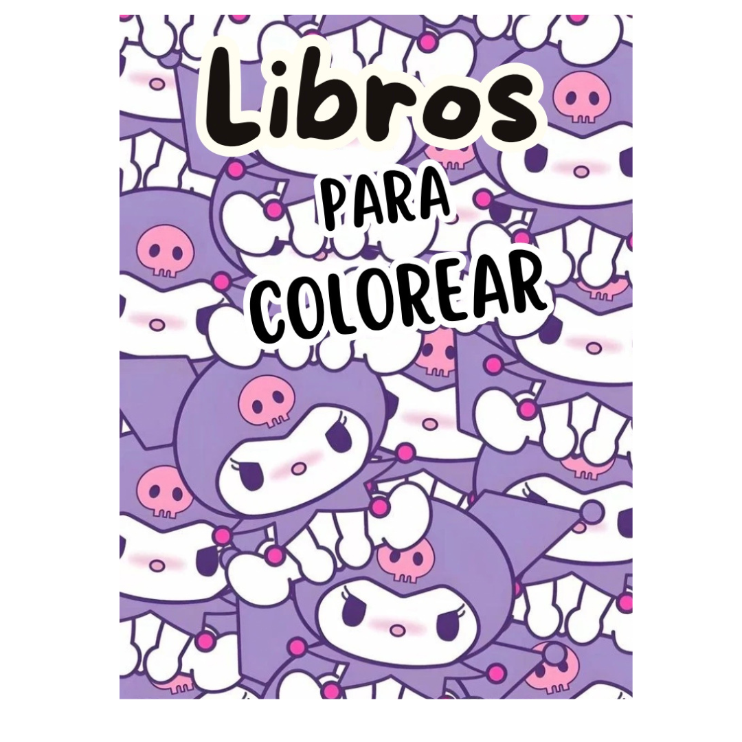 Pack libros Kuromi para colorear