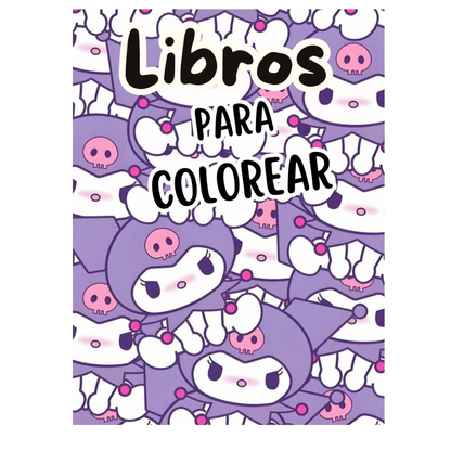 Pack libros Kuromi para colorear