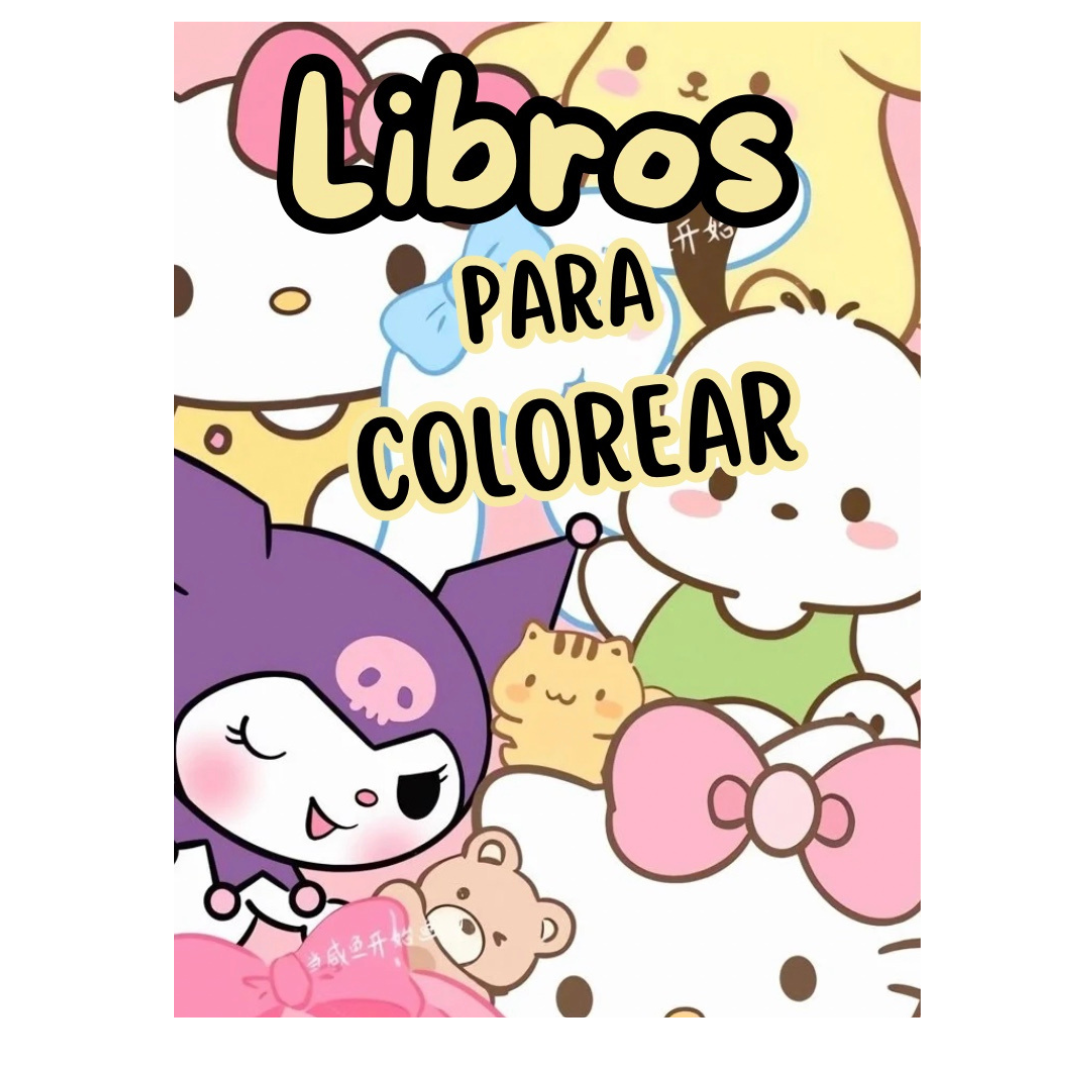 Pack libros Kuromi para colorear