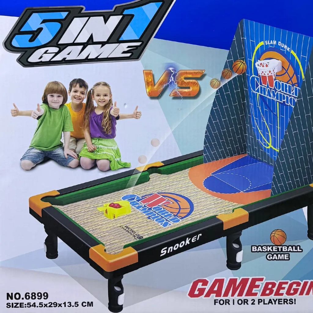 Juego 5 en 1 mesa de pool