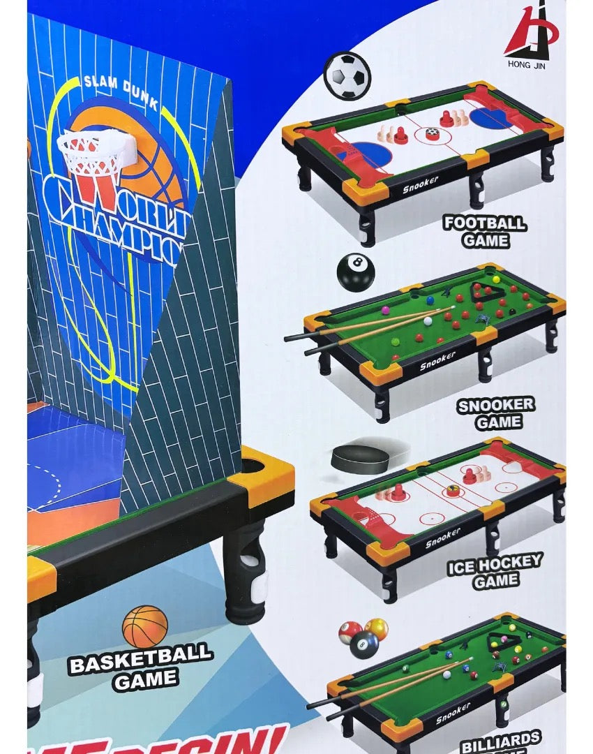Juego 5 en 1 mesa de pool