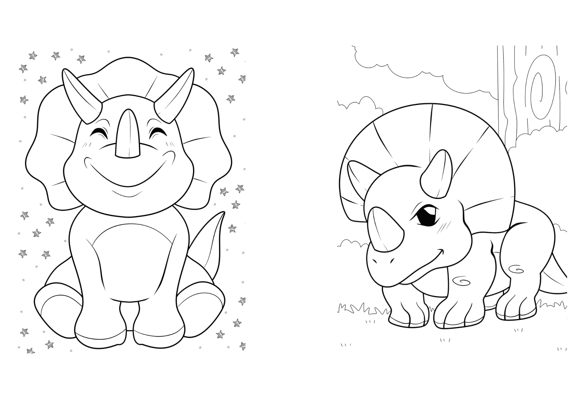 Pack libros Dinosaurios para colorear