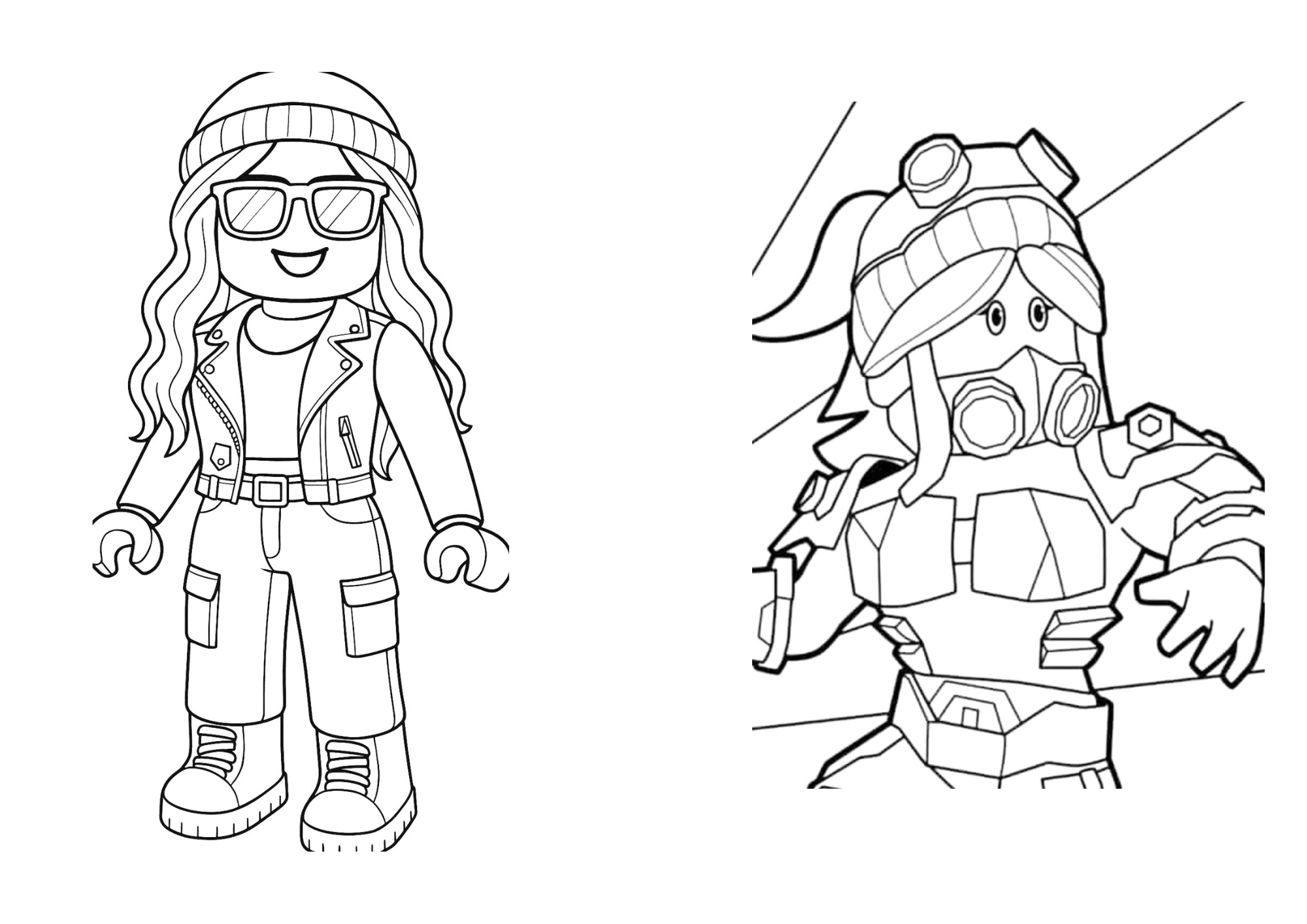 Pack libros roblox para colorear