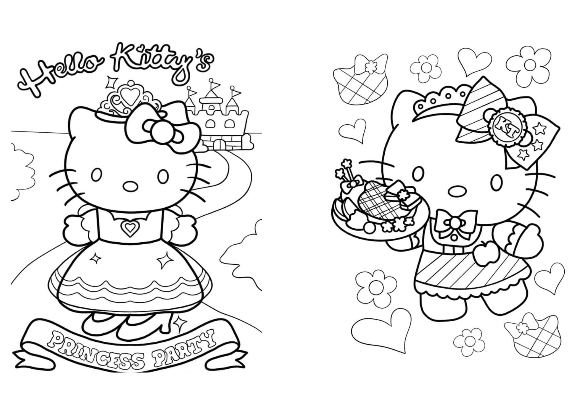 Pack libros Hello Kitty para colorear